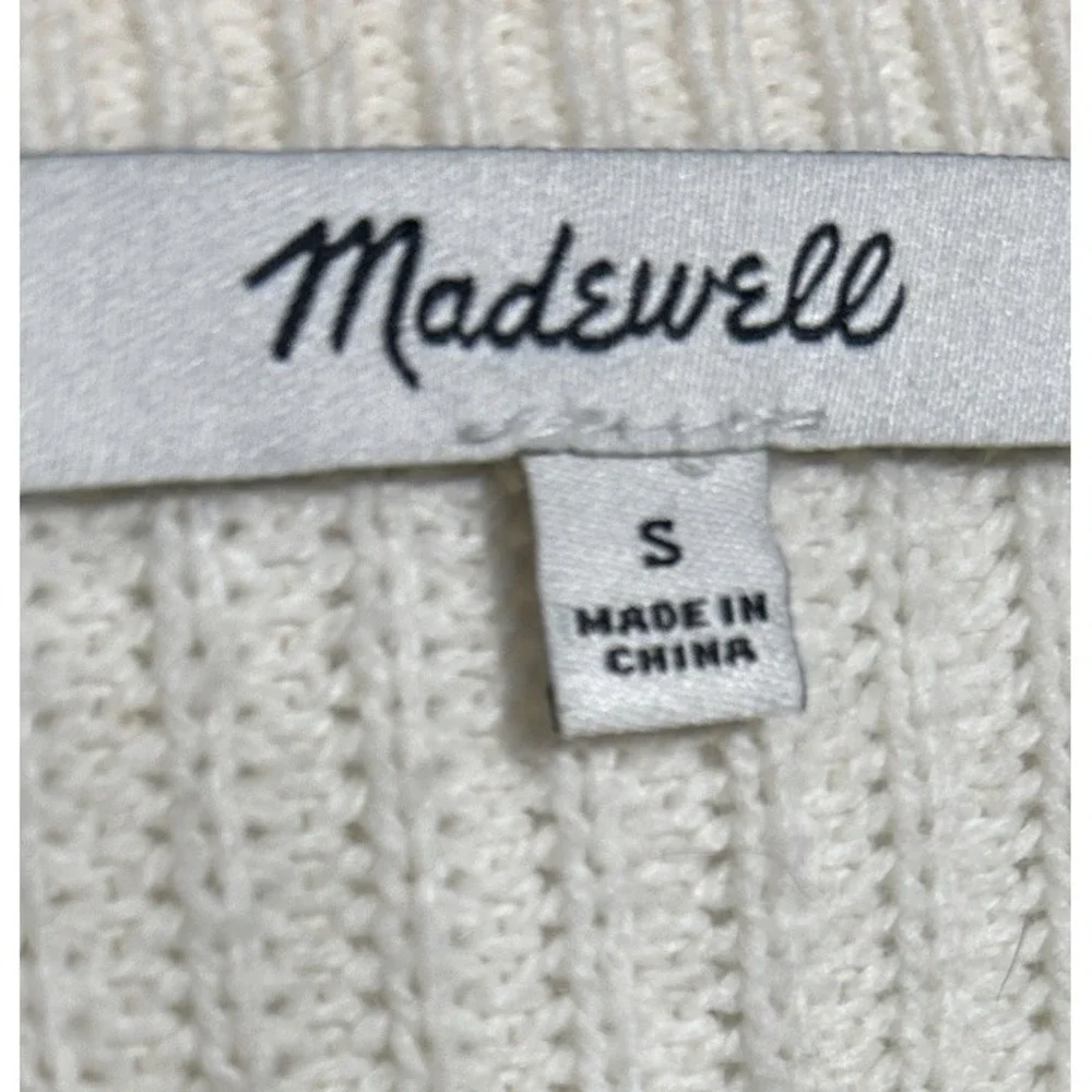 Madewell Thompson Pocket Pullover Sweater Nautical Stripe Size Small Retail: $75
